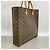 Bolso Tote Monogram Louis Vuitton Sac Plat Castaño - vista 2