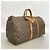 Louis Vuitton Boston Monogram Keepall 55 Castaño - vista 2