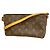 Bolso de hombro Louis Vuitton Monogram Trotteur Castaño