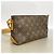 Bolso de hombro Louis Vuitton Monogram Trotteur Castaño - vista 2
