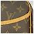 Borsa Louis Vuitton Monogram Deauville M47270 Marrone - vista 9