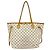Bolso Tote Louis Vuitton Damier Azur Neverfull MM Blanco