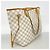 Bolso Tote Louis Vuitton Damier Azur Neverfull MM Blanco - vista 2