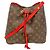 Néonoé Borsa a tracolla Louis Vuitton Monogram NeoNoe M44021 Marrone Rosso