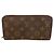 Portafoglio Zippy Monogram Louis Vuitton Marrone Fuschia
