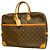 Louis Vuitton Monogram Portedocuments Voyage Handtasche Braun