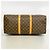 Keepall Bolsa Boston Louis Vuitton Marrom - vista 3