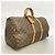Louis Vuitton Boston Monogram Keepall 55 Castaño - vista 2