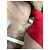 Autre Marque Cappotto corto rosso con collo in ecopelliccia Beige - vista 5
