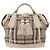 Borsa a mano Burberry in pelle beige
