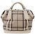 Borsa a mano Burberry in pelle beige - vista 2