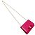 Pochette e borsa a tracolla in pelle rosa Salvatore Ferragamo - vista 4
