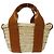 Chloé Handtasche aus Raffia und Leder in Braun - Ansicht 2