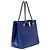 Borsa in pelle blu Salvatore Ferragamo - vista 3