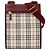 Burberry Schultertasche aus Canvas Beige Bordeaux
