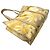 Borsa Tote in tela Salvatore Ferragamo Beige Arancione - vista 3