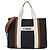 Chloé Schulter- und Tote-Bag aus schwarzem Canvas