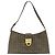 Gancini Borsa a tracolla in pelle kaki Salvatore Ferragamo Cachi