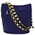 Borsa a tracolla Salvatore Ferragamo Porpora Blu navy