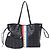 MCM Shopper aus beschichtetem Canvas Schwarz Mehrfarben