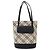 Burberry Shopper-Bag aus beigem Canvas