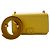 Bolso de hombro Coach de cuero amarillo