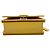 Bolso de hombro Coach de cuero amarillo - vista 4