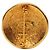 Spilla rotonda vintage Chanel 31 RUE CAMBON Cambon D'oro - vista 2