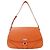Burberry Schultertasche aus Leder Orange