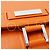 Burberry Schultertasche aus Leder Orange - Ansicht 12
