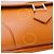 Burberry Schultertasche aus Leder Orange - Ansicht 8