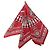 Hermès Foulard Hermes Carre 55 ALL ABOARD Nero Bianco Rosso - vista 2