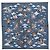 Hermès Foulard Hermes Carre 45 CARRES VOLANTS Blu Multicolore