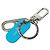 Louis Vuitton Keychain LV Signature Silvery Blue - view 2
