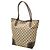 Borsa Tote Gucci GG Canvas Sherry Line Princy Marrone Beige - vista 2