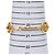 Bracciale a catena vintage Chanel Coco Mark D'oro - vista 7