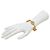 Bracciale a catena vintage Chanel Coco Mark D'oro - vista 8