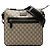 Borsa a tracolla Gucci GG Supreme Nero Beige