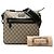 Borsa a tracolla Gucci GG Supreme Nero Beige - vista 7