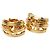 Timeless Chanel Coco Mark Vintage Clip-On Ohrringe Golden