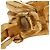 Timeless Chanel Coco Mark Vintage Clip-On Ohrringe Golden - Ansicht 4