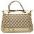 Gucci GG Canvas Mayfair Handtasche Beige Golden