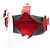 Borsa a tracolla in pelle Crow Sky di Christian Louboutin Nero Rosso - vista 6