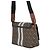 Borsa a tracolla in pelle Burberry TB Monogram Stripe Marrone Multicolore - vista 2