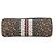 Borsa a tracolla in pelle Burberry TB Monogram Stripe Marrone Multicolore - vista 3