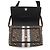 Borsa a tracolla in pelle Burberry TB Monogram Stripe Marrone Multicolore - vista 5