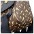 Borsa a tracolla in pelle Burberry TB Monogram Stripe Marrone Multicolore - vista 7