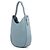 Sac à main épaule Tod's en cuir bleu clair - vue 2