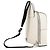 Borsa a tracolla Valextra Body Bag V-Line in vitello morbido Bianco - vista 2