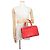 Valextra Babila Boston Small Lederhandtasche Rot - Ansicht 4